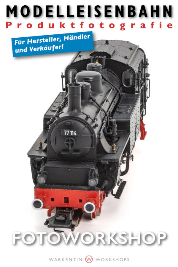 Modelleisenbahn-Produktfotografie