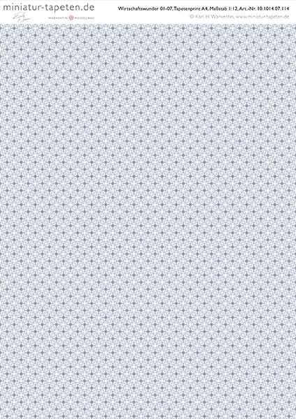 Miniatur-Tapete Wirtschaftswunder 01